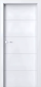 Durys City line Baltas emalis - vidaus durys